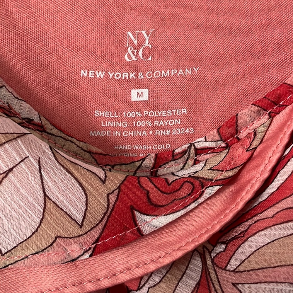 New York & Company Floral Blouse - Picture 2 of 2